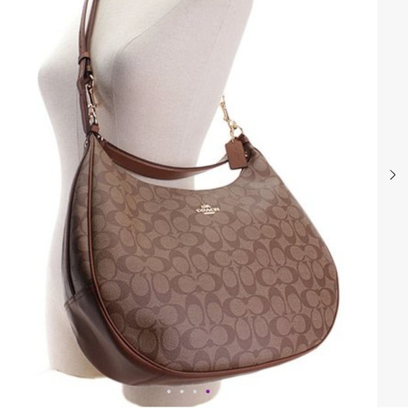 Coach Bags Nwt Coach Khaki Saddle Signature Harley Hobo Poshmark